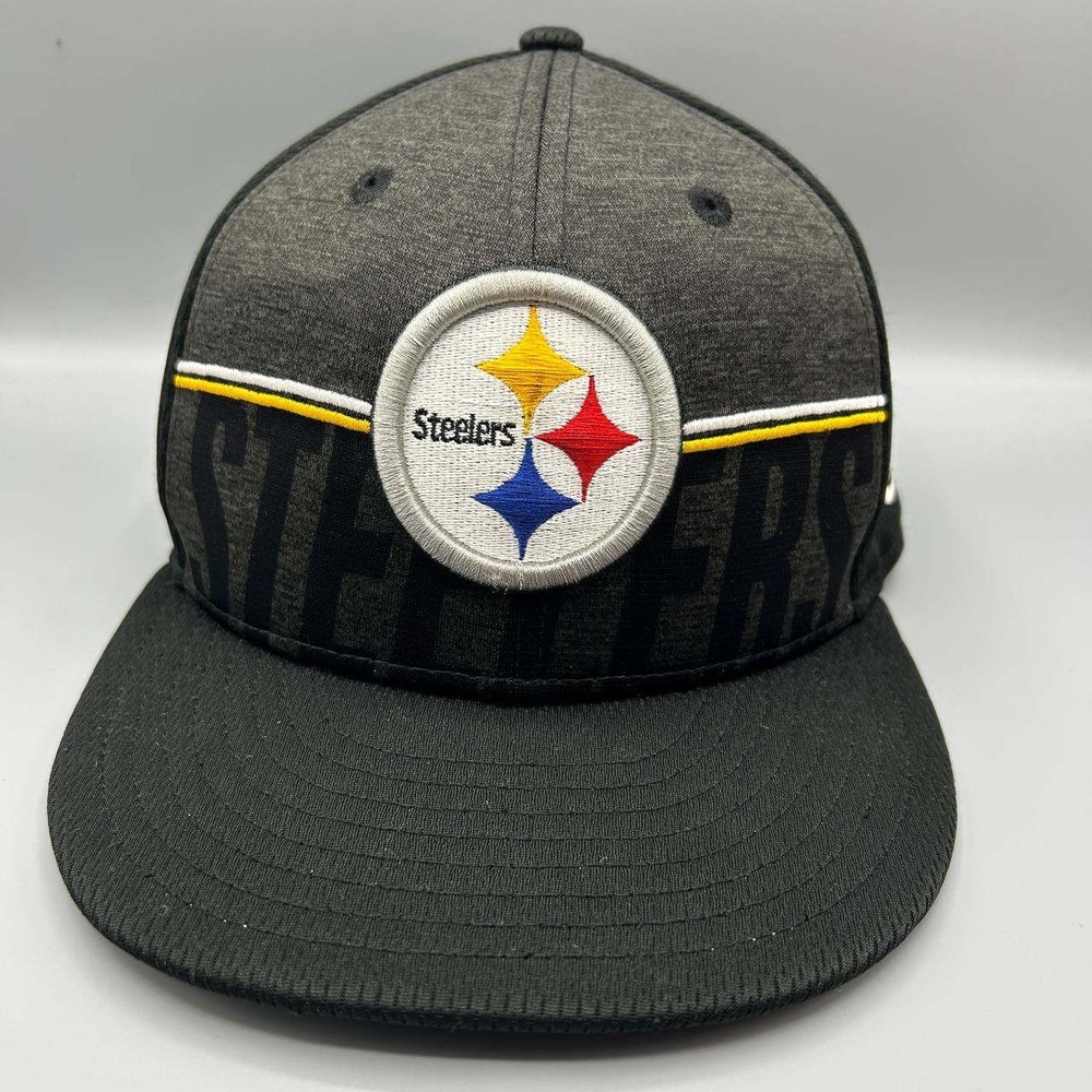 Pittsburgh Steelers‎ Hat Men Black Embroidered 9Fifty New Era Snap Back Cap